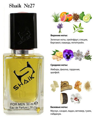  Shaik SHAIK /   27 Carolina Herrera 212 Men , 50 . (, Shaik 27 Carolina Herrera 212 Men , 50 .)