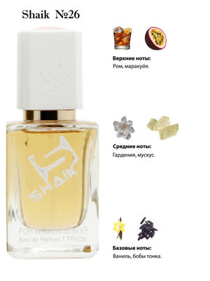  Shaik SHAIK /   26 Carolina Herrera 212 vip , 50 . ()