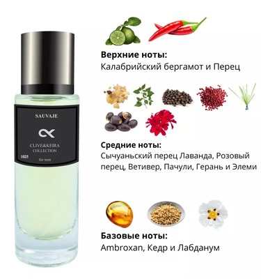  Clive&Keira Clive&Keira /   1025 CHRISTIAN DIOR SAUVAGE 30ml ()