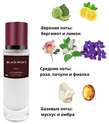  Clive&Keira Clive&Keira /   2007 ALEXANDER J BLACK MUSC 30ml ()
