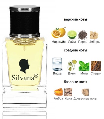  Silvana Silvana M824 Carolina Herrera 212 VIP Men 50  ()