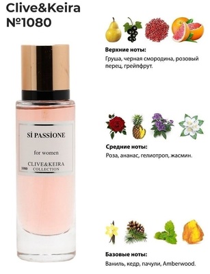  Clive&Keira Clive&Keira /    1080 GIORGIO ARMANI SI Passione 30 ml ()