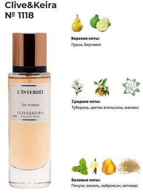  Clive&Keira Clive&Keira /    1118 Givenchy L'Interdit 30 ml ()