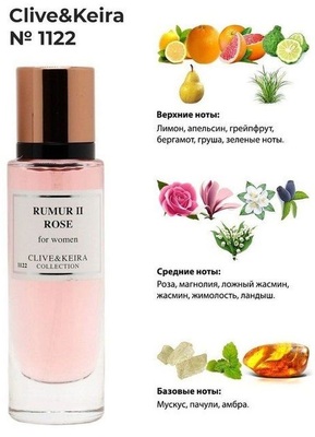  Clive&Keira Clive&Keira /    1122 Lanvin Rumeur 2 Rose 30 ml ()