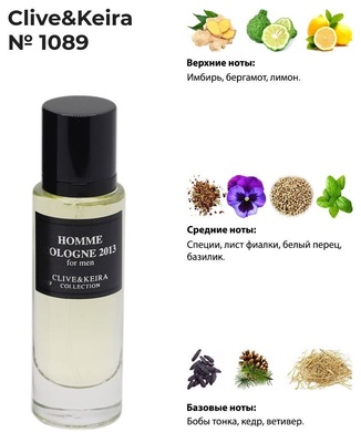  Clive&Keira Clive&Keira /    1089 Christian Dior Dior Homme Cologne 30 ml ()