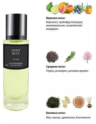  Clive&Keira Clive&Keira /    1071 Light Blue pour Homme DG 30 ml ()