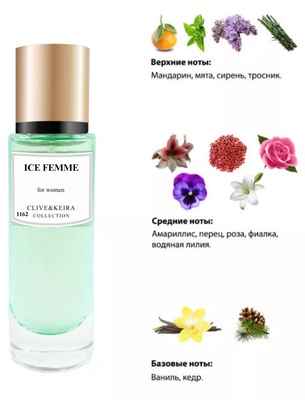  Clive&Keira Clive&Keira /    1162 Kenzo ICE FEMME 30 ml ()