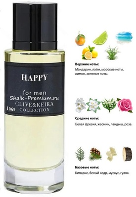  Clive&Keira Clive&Keira /    1069 CLINIQUE HAPPY FOR MEN 30 ml ()