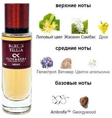  Clive&Keira Clive&Keira /    2138 Marc Antoine Barrois Tilia 30 ml ()