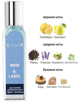 Silvana Silvana M806 Givenchy Blue Label Pour Homme 18  ()