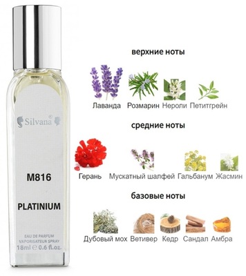  Silvana Silvana M816 Chanel Egoiste Platinum 18  ()