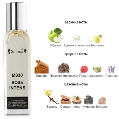  Silvana Silvana M830 Hugo Boss Boss Bottled Intense 18  ()
