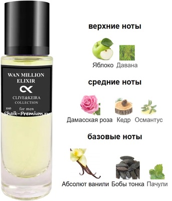  Clive&Keira Clive&Keira /   1103 1 Million Elixir Paco Rabanne 30 ml ()
