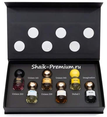 Подарочные наборы Shaik Парфюмерный набор Shaik Seduction Collection unisex №1 6 шт по 15 мл Подарочные наборы Shaik Парфюмерный набор Shaik Seduction Collection unisex №1 6 шт по 15 мл (фото)