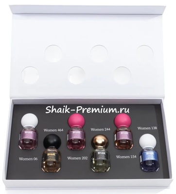 Подарочные наборы Shaik Shaik Парфюмерный набор Shaik Seduction Collection women №1 6 шт по 15 мл Подарочные наборы Shaik Shaik Парфюмерный набор Shaik Seduction Collection women №1 6 шт по 15 мл (фото)