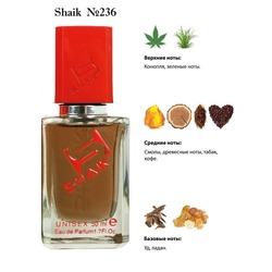  Shaik SHAIK /    236 NASOMATTO BLACK AFGANO UNISEX , 50 .